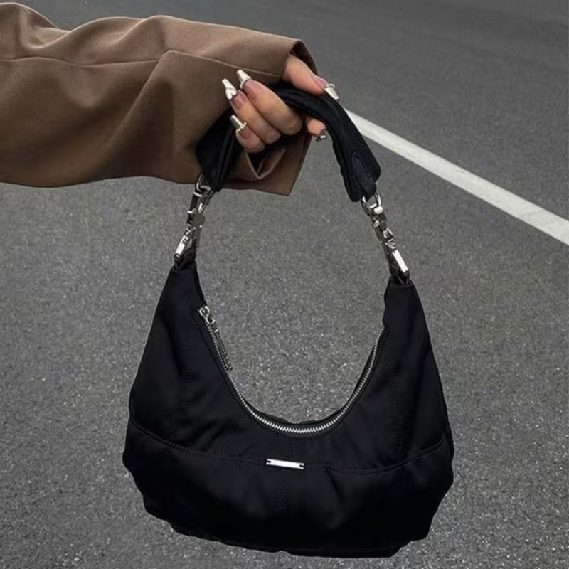 bolso tote casual con cierre de cremallera para uso diario