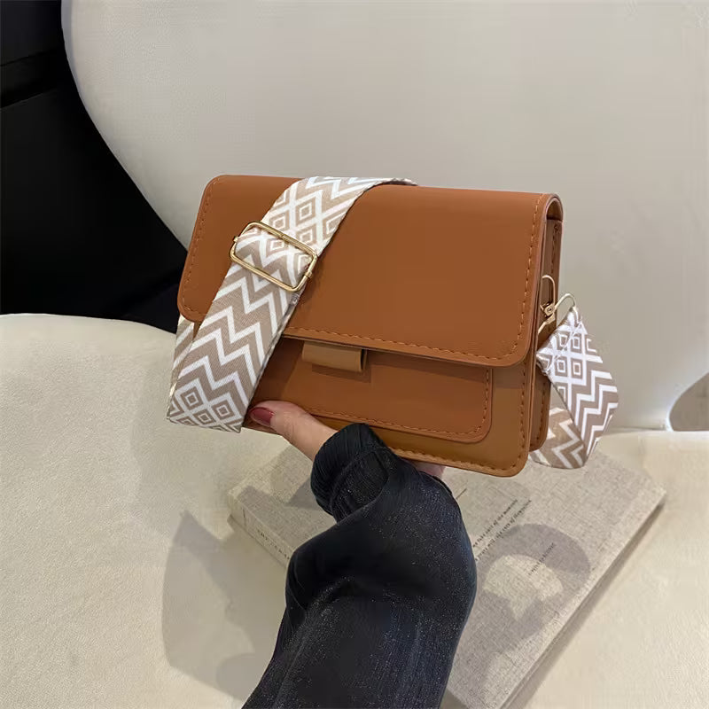 Bolso Bandolera Urbano Minimalista de Gran Capacidad con Correa Ajustable