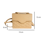 Bolso de mano echo en Colombia Color beige