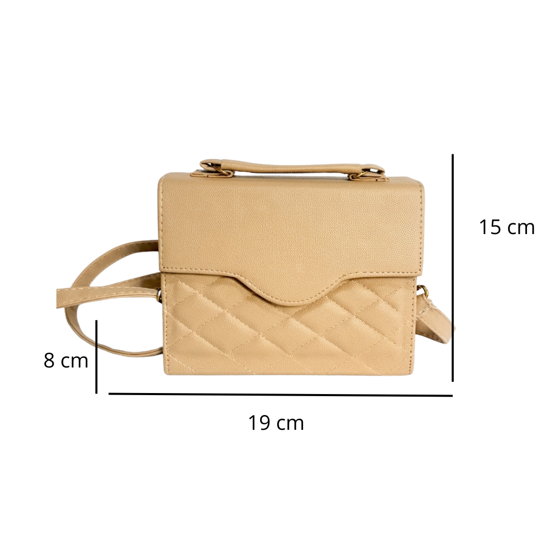 Bolso de mano echo en Colombia Color beige