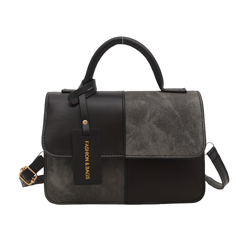 bolso geométrico minimalista! Hecho de nailon ligero, sirve como un bolso multifuncional para ocasiones casuales y formales