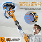 Lijadora de Pared y Techo de 700W – Luz LED 360° y Aspiración de Polvo