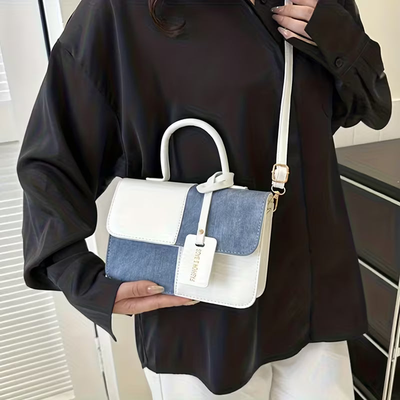 Bolso de mano para mujer con diseño texturizado