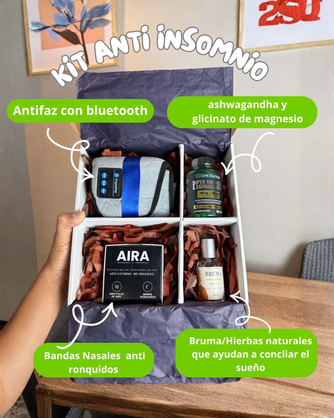 KIT ARULLO ANDINO (anti insomnio)