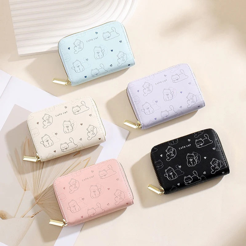 cartera, billetera  de Mujer diseño gatito