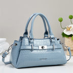 Bolso de mano elegante con acabado texturizado