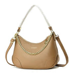 Bolso  de alta calidad con cadena decorativa negro