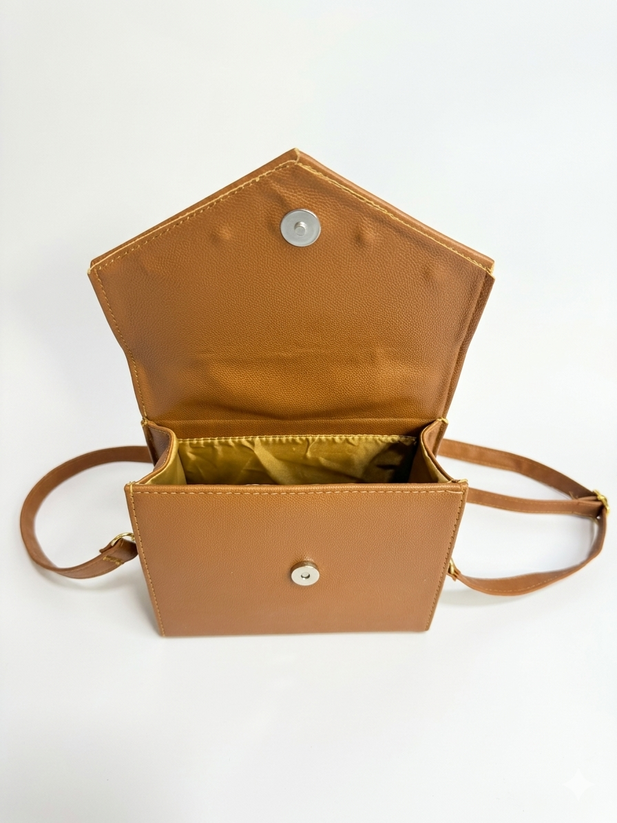 Bolso de mano echo en Colombia Color marron