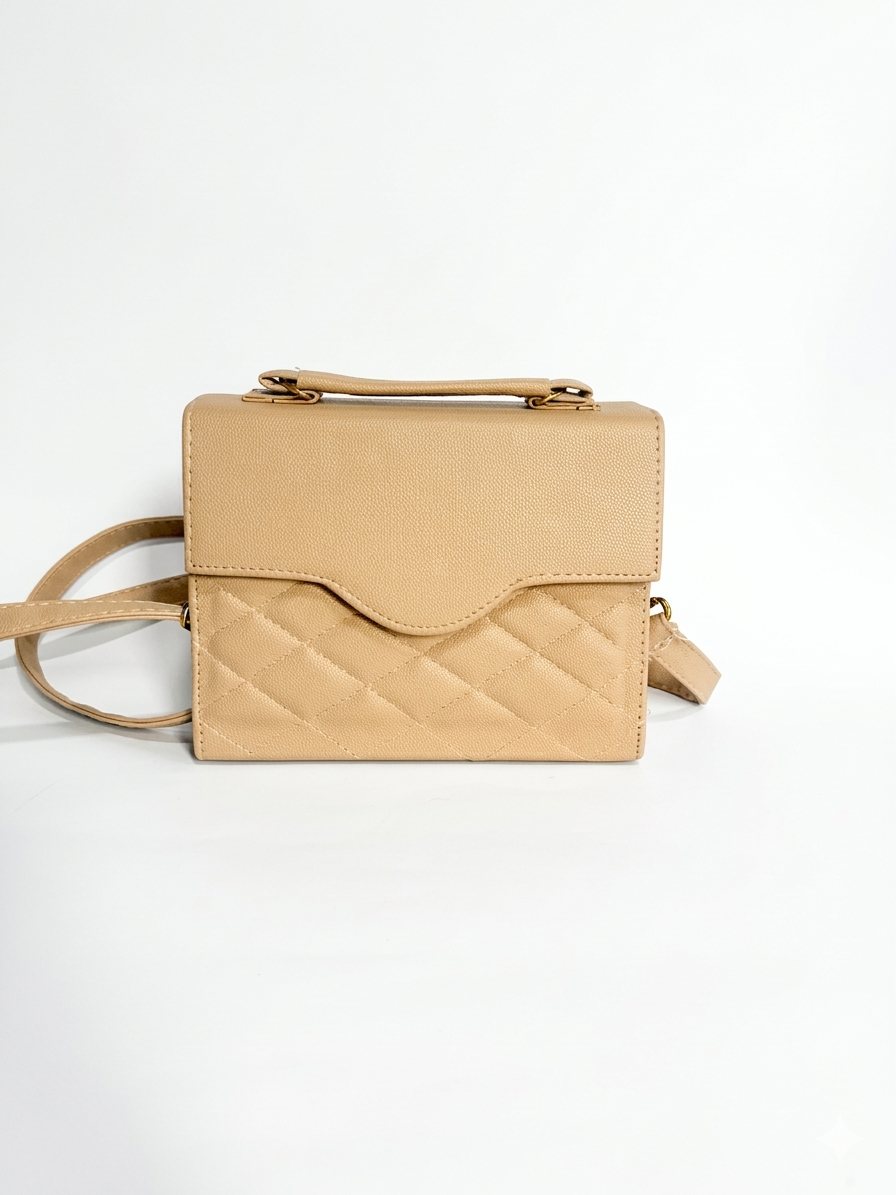 Bolso de mano echo en Colombia Color beige