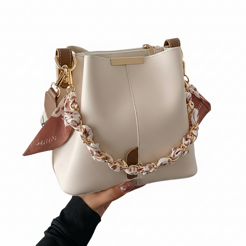 Bolso de mano, bolso de hombro nuevo diseño color blanco