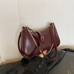 Bolsos de Mano de Moda 2025, Bolsos de Cuero con Cadena para Mujer
