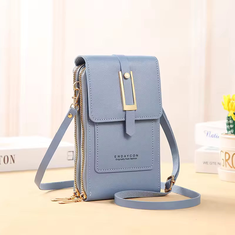 cartera multifunción, pantalla táctil, bolsa para teléfono