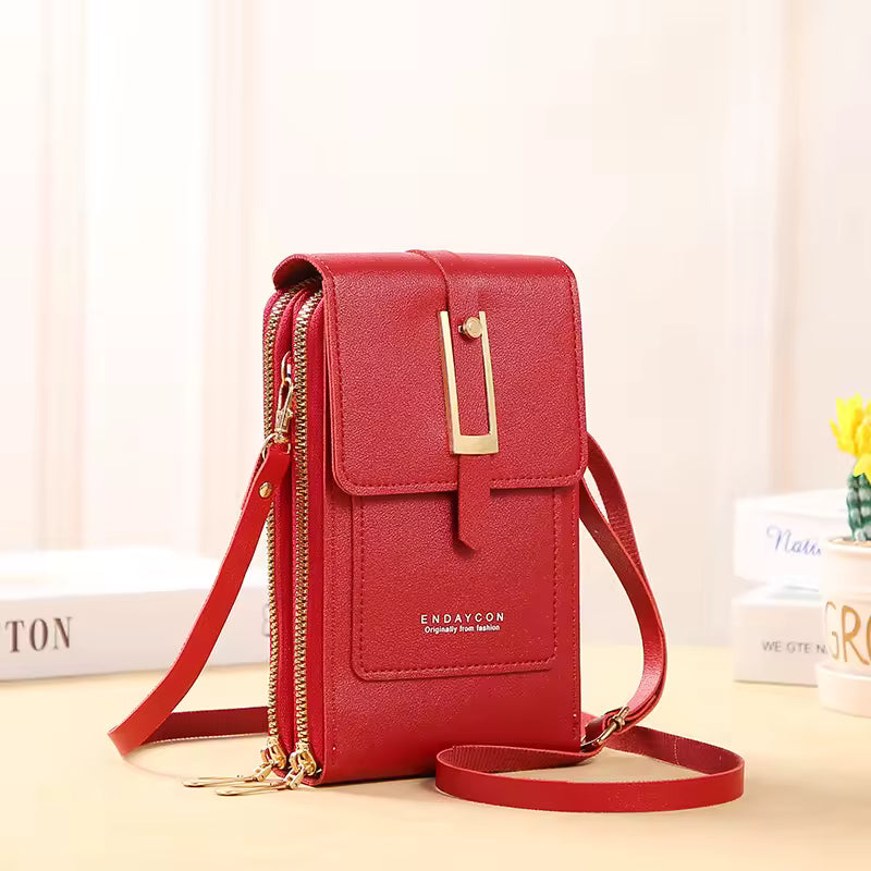 cartera multifunción, pantalla táctil, bolsa para teléfono
