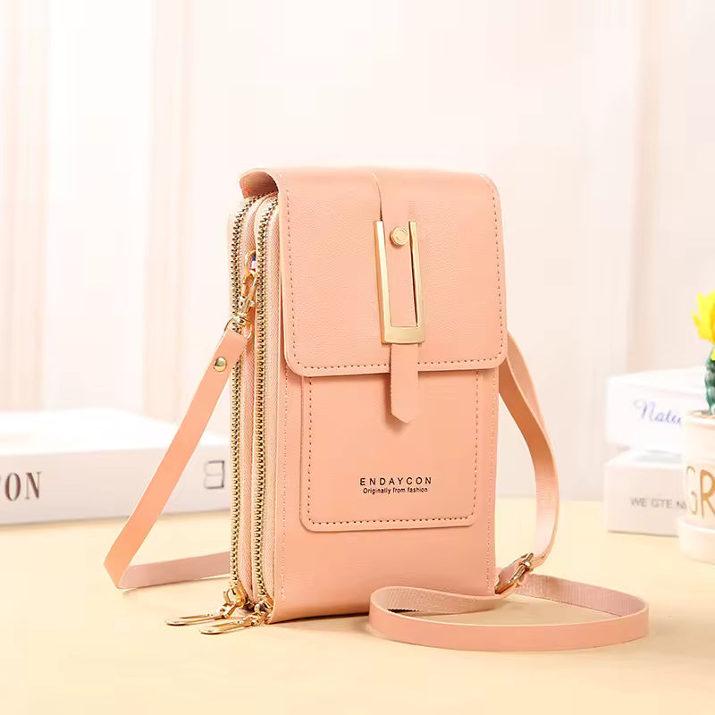 cartera multifunción, pantalla táctil, bolsa para teléfono