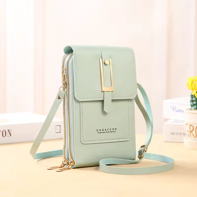 cartera multifunción, pantalla táctil, bolsa para teléfono