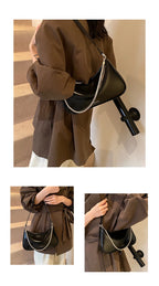 Bolsos de Mano de Moda 2025, Bolsos de Cuero con Cadena para Mujer