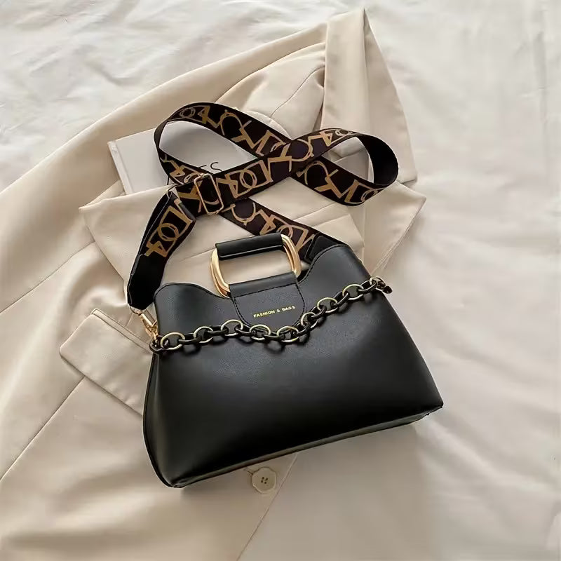 Bolso de Mujer Vintage con Cierre Magnético y Correa Ajustable
