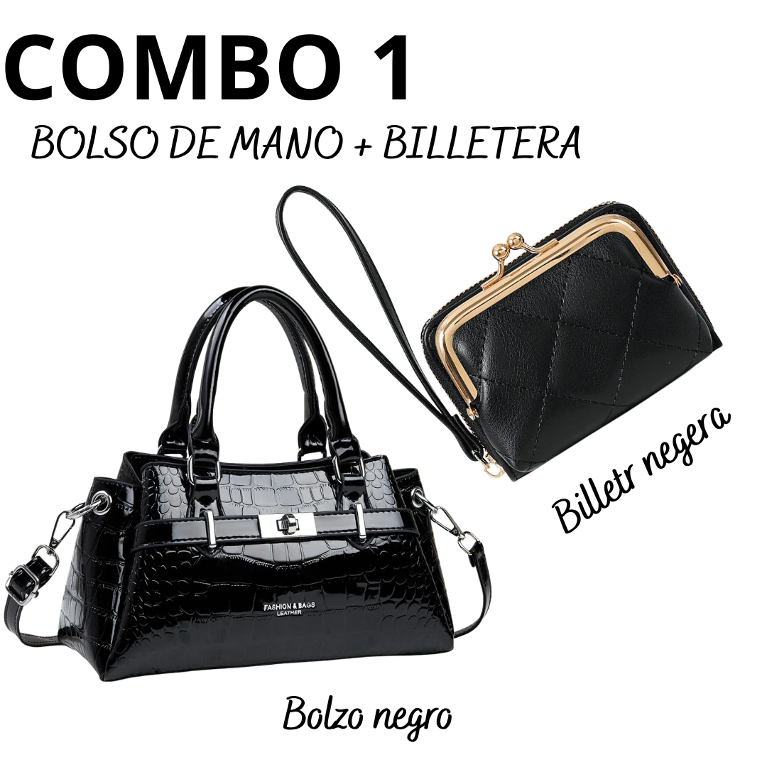 Combos  Bolso de mano + Billetera super oferta