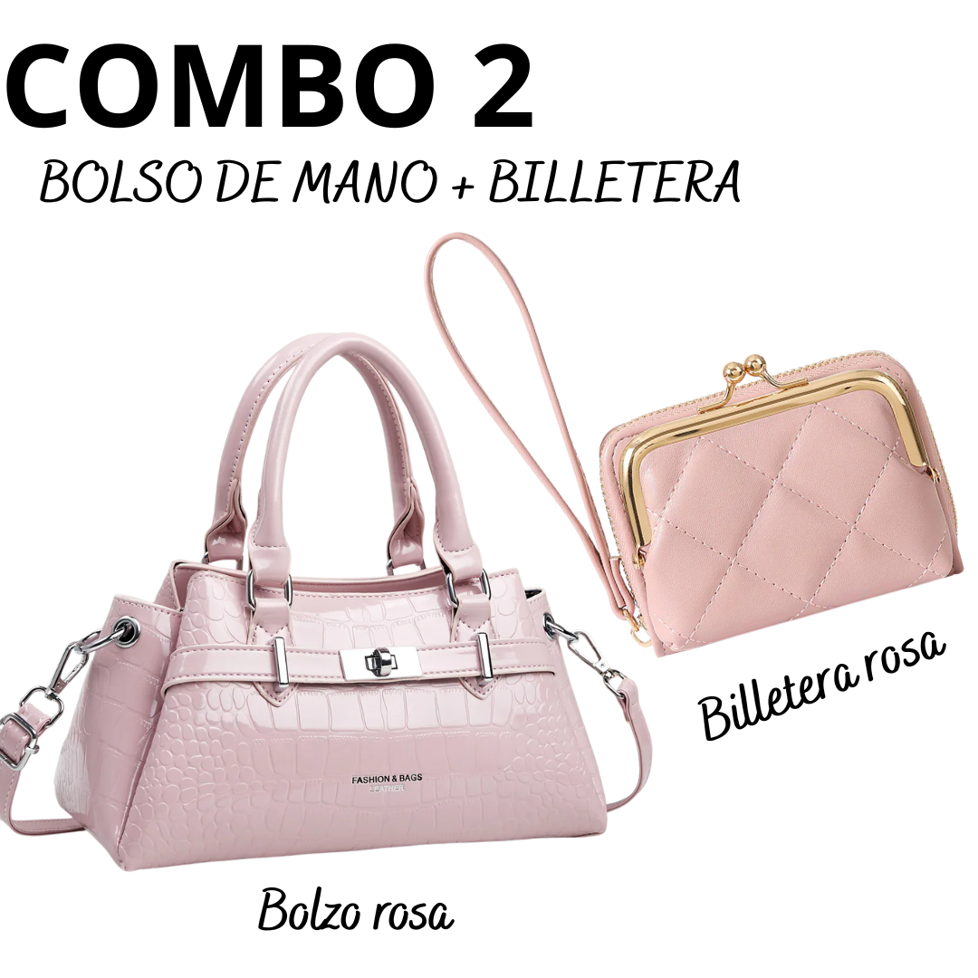 Combos  Bolso de mano + Billetera super oferta