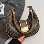 Nuevo bolso de hombro de primavera de moda vintage versátil de gama alta para mujeres