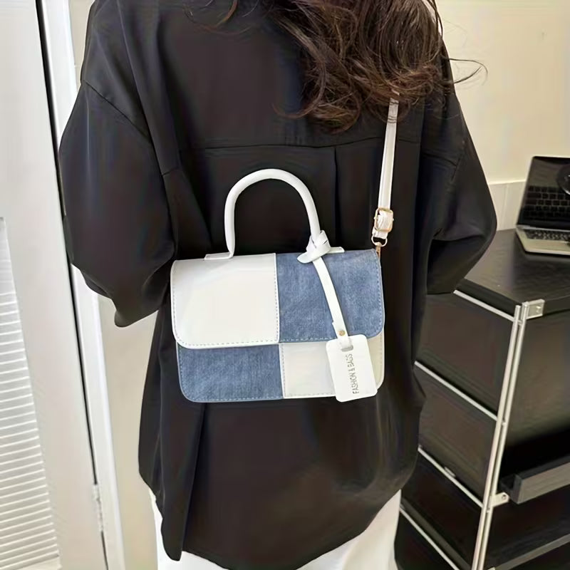 Bolso de mano para mujer con diseño texturizado