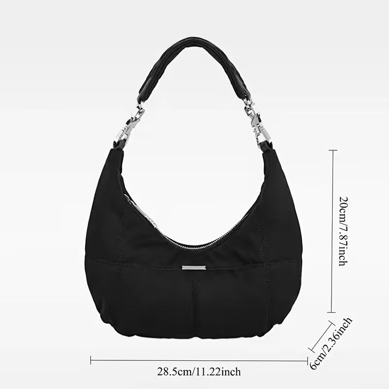 bolso tote casual con cierre de cremallera para uso diario